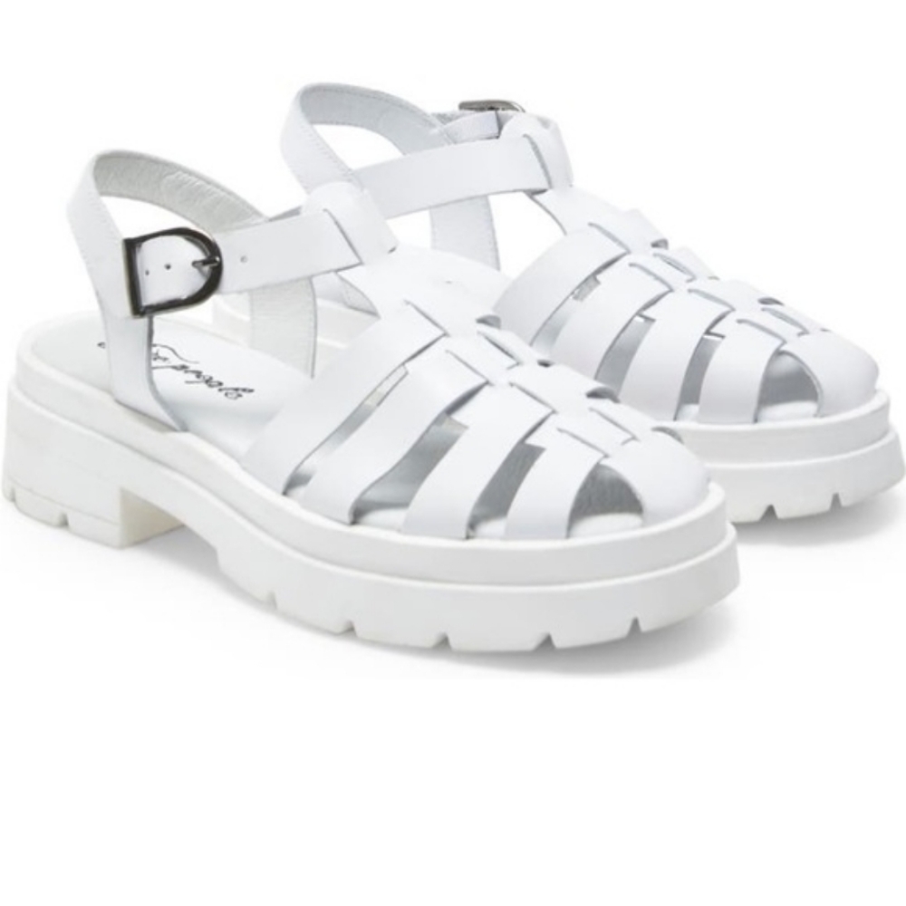Free People Delaney Fisherman Platform Sandals Size - Picture 2 of 7